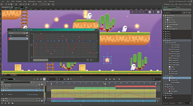 A game being developed on the Game Maker Studio 2 platform.