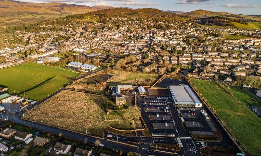 The B&M site in Crieff