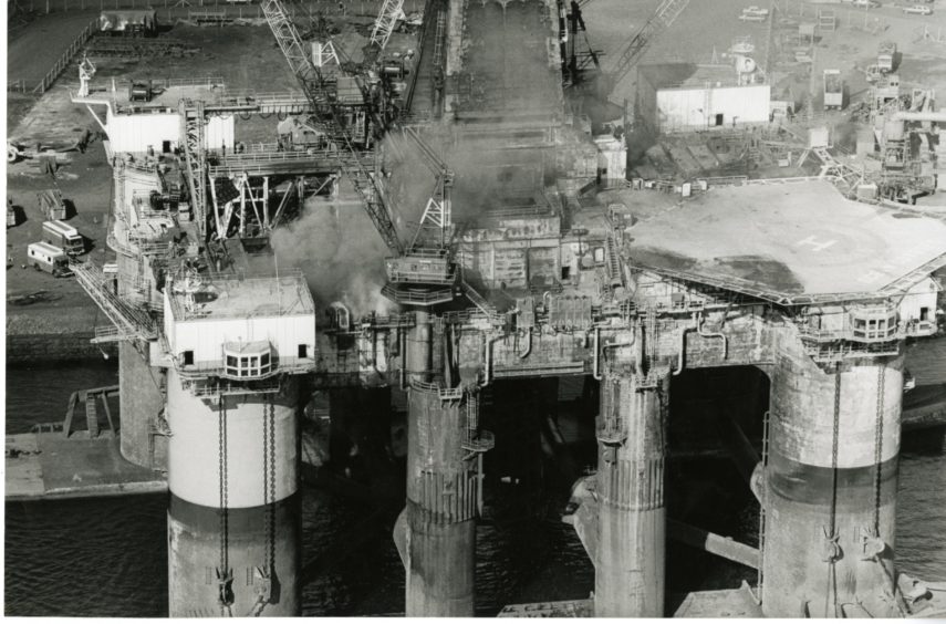 The Ocean Odyssey went on fire three times in three months in Dundee.