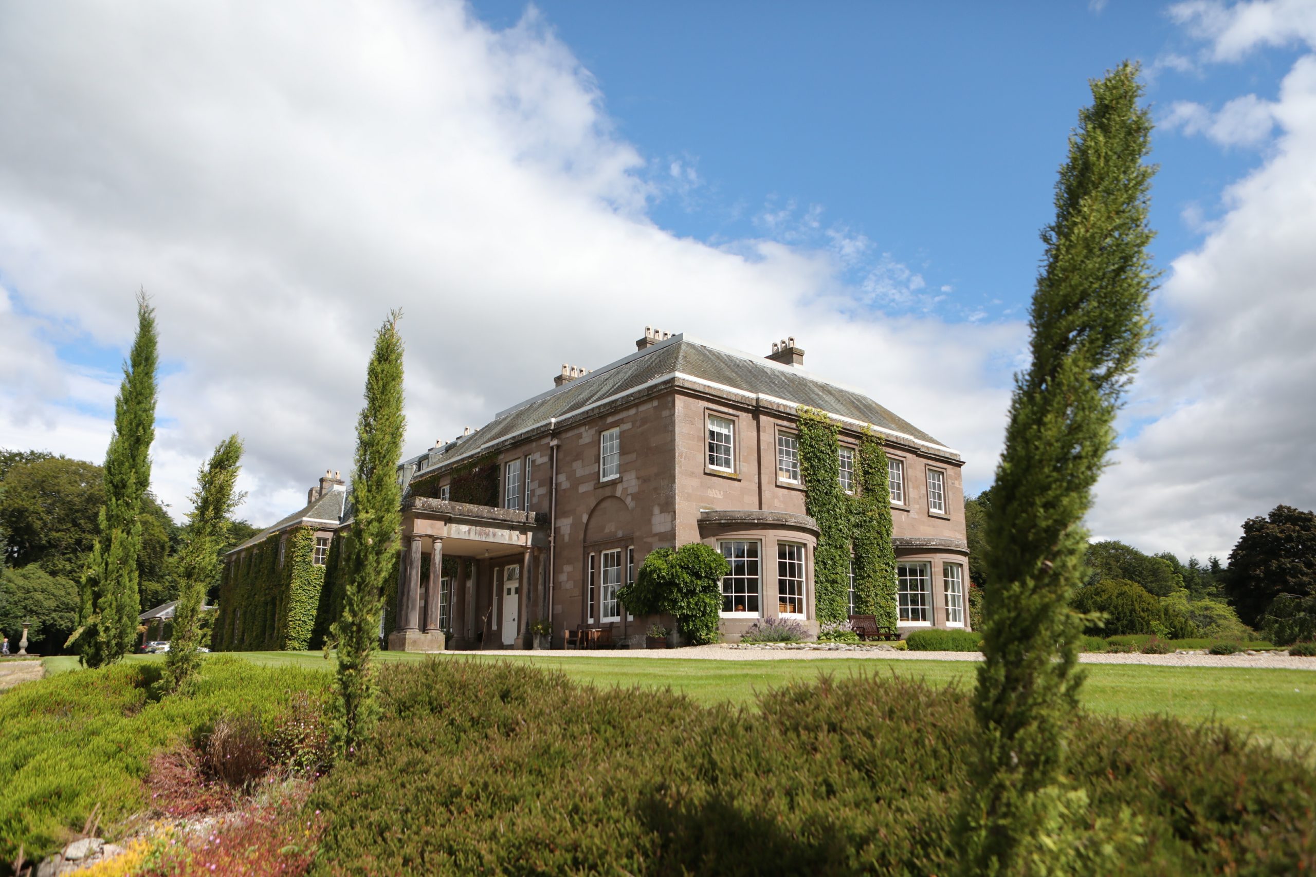 The Burn House near Edzell sits just inside the Aberdeenshire border.