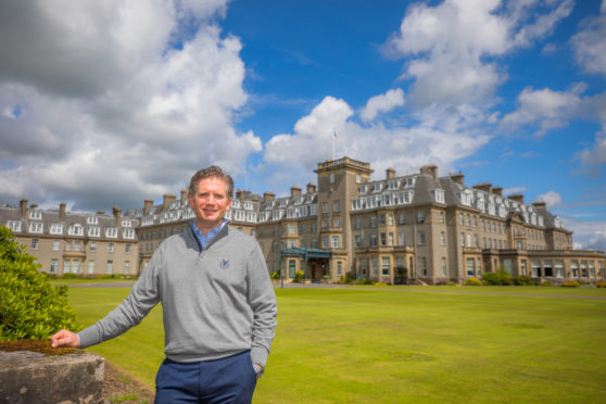 Conor O'Leary (joint managing director). Gleneagles Hotel, Auchterarder.