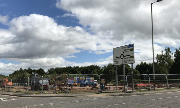 Work has started on the Orchardbank site.