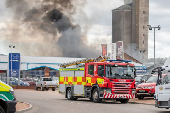 Fire crews were called to Aberhill Metals, which is a stone's throw from Gray Fabrication, on July 21.