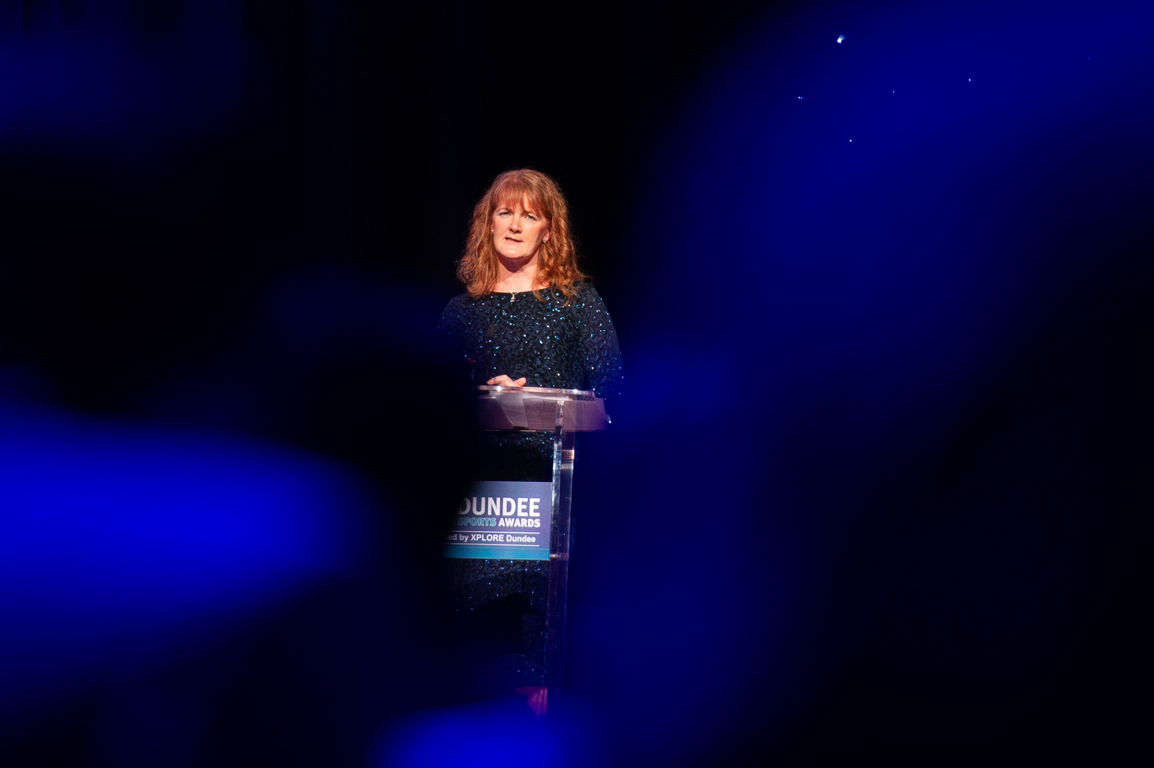 Christine McGlasson at the Dundee Sports Awards in February.