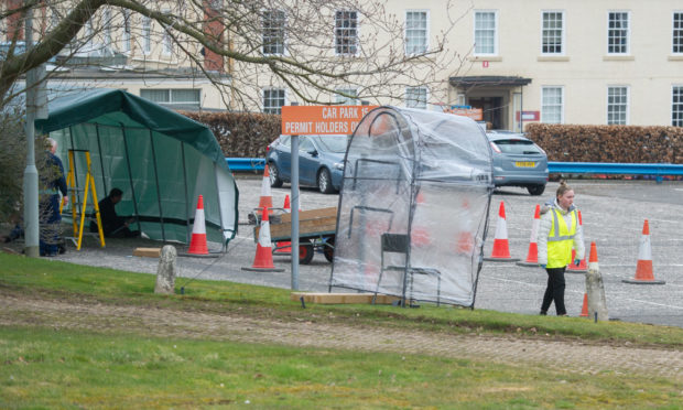 PRIs coronavirus assessment hub is one of four which has been shut down by NHS Tayside due to the recent lack of use.