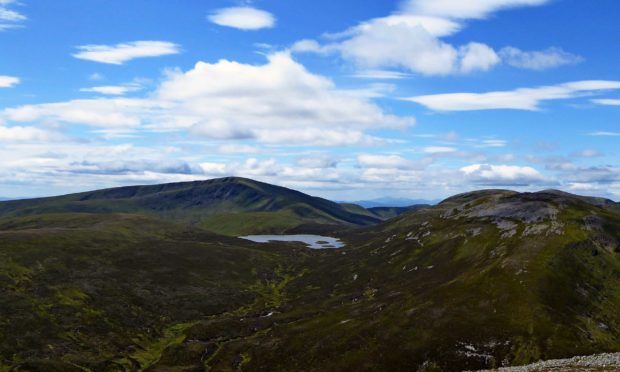 Loch nan Eun, from An Socach.