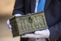 The Charter Chest discovered at a house in Alyth