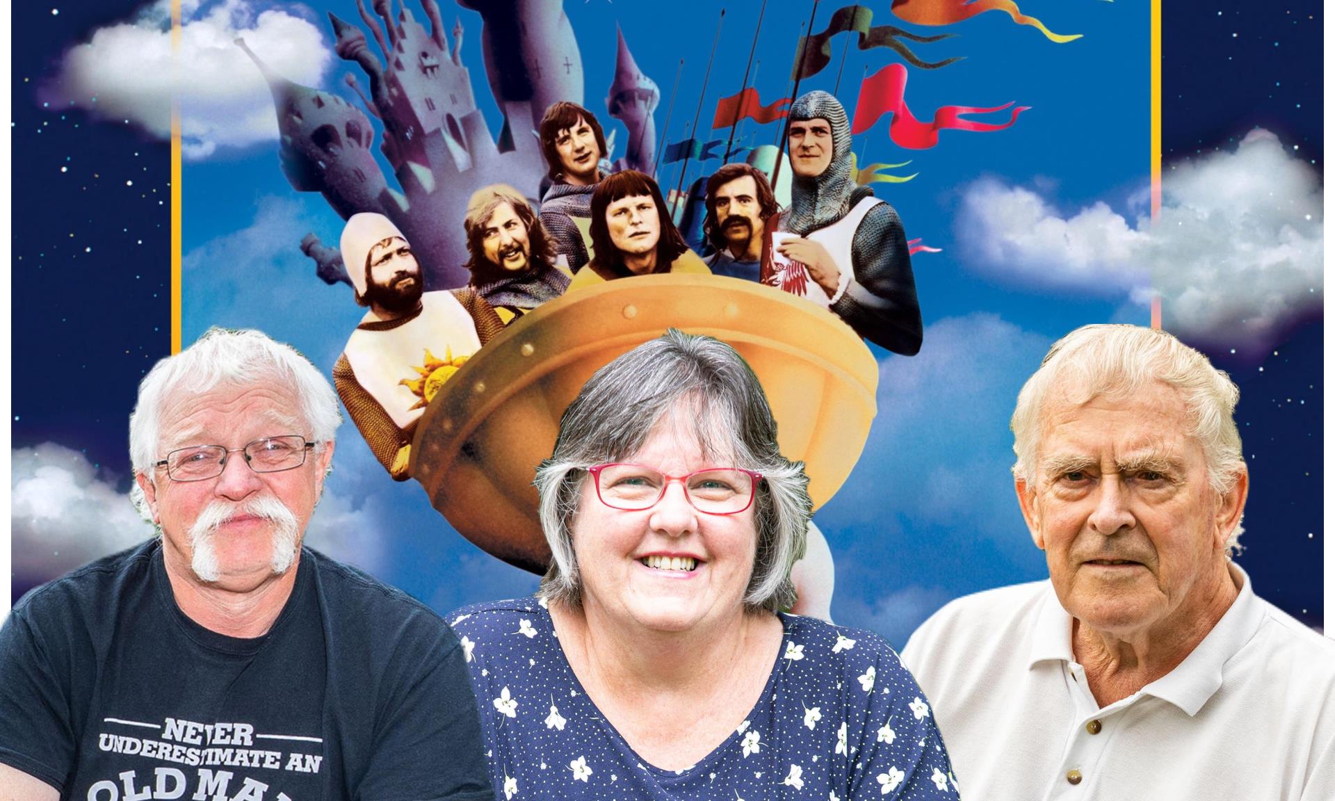 Harry Doy, Gwen MacKenzie and Jack McGregor recall their memories of filming Monty Python and the Holy Grail.