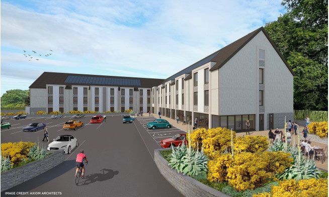 Blueprints had been submitted for a three-story Premier Inn in Pitlochry.