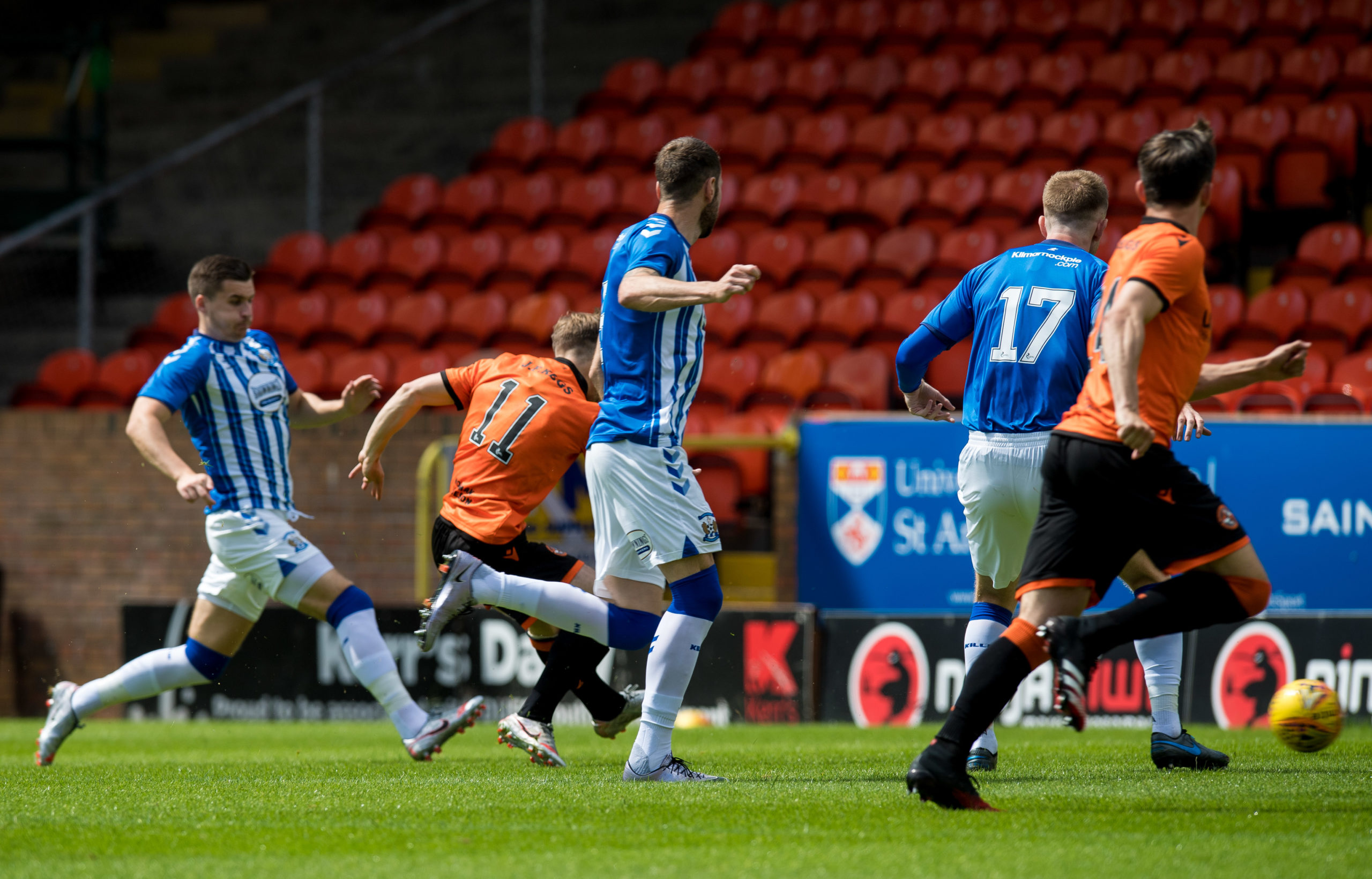 Cammy Smith opens the scoring for Dundee United.
