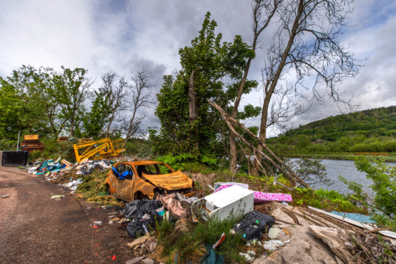 There has been a surge in illegal dumping in rural spots during lockdown.