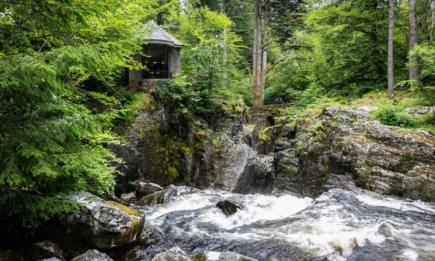 Ossian's Cave at The Hermitage in Dunkeld