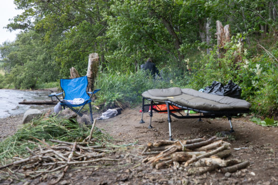 Wild camping is causing concerns at beauty spots like Clunie Loch.