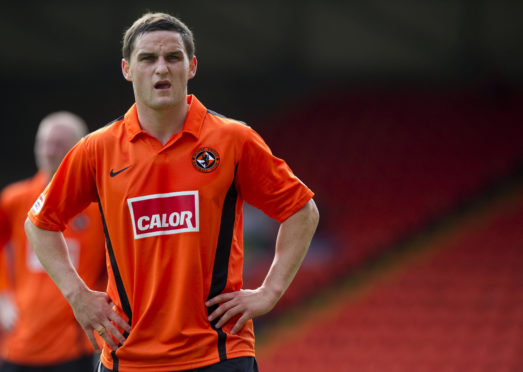 Craig Conway in action for Dundee United.