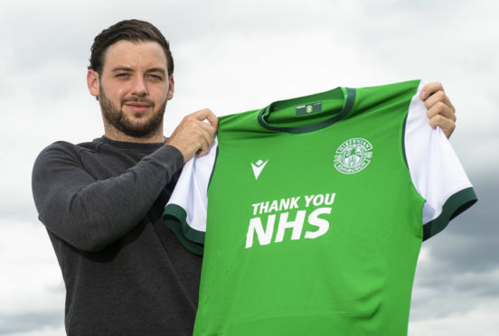 Drey Wright is unveiled as Hibernian's first summer signing.