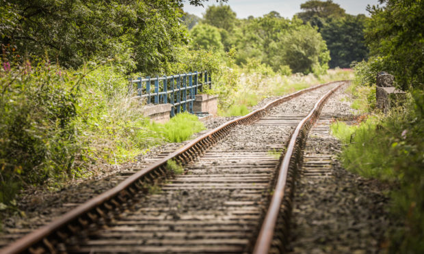 The Brechin Caledonian Railway line.