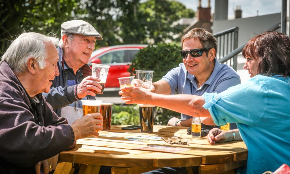 Scone Arms is opens its new outdoor pub - The Social Distance Inn