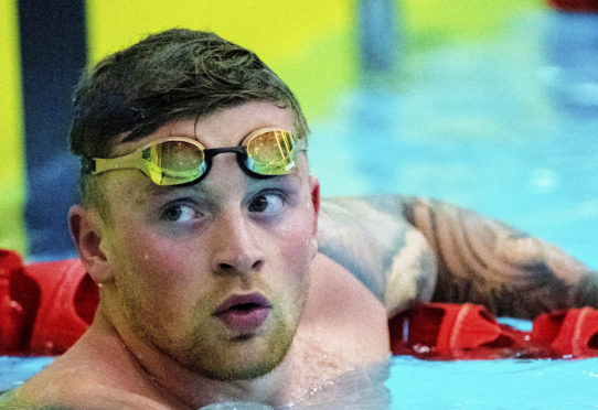 Adam Peaty had a swimming pool put in his garden