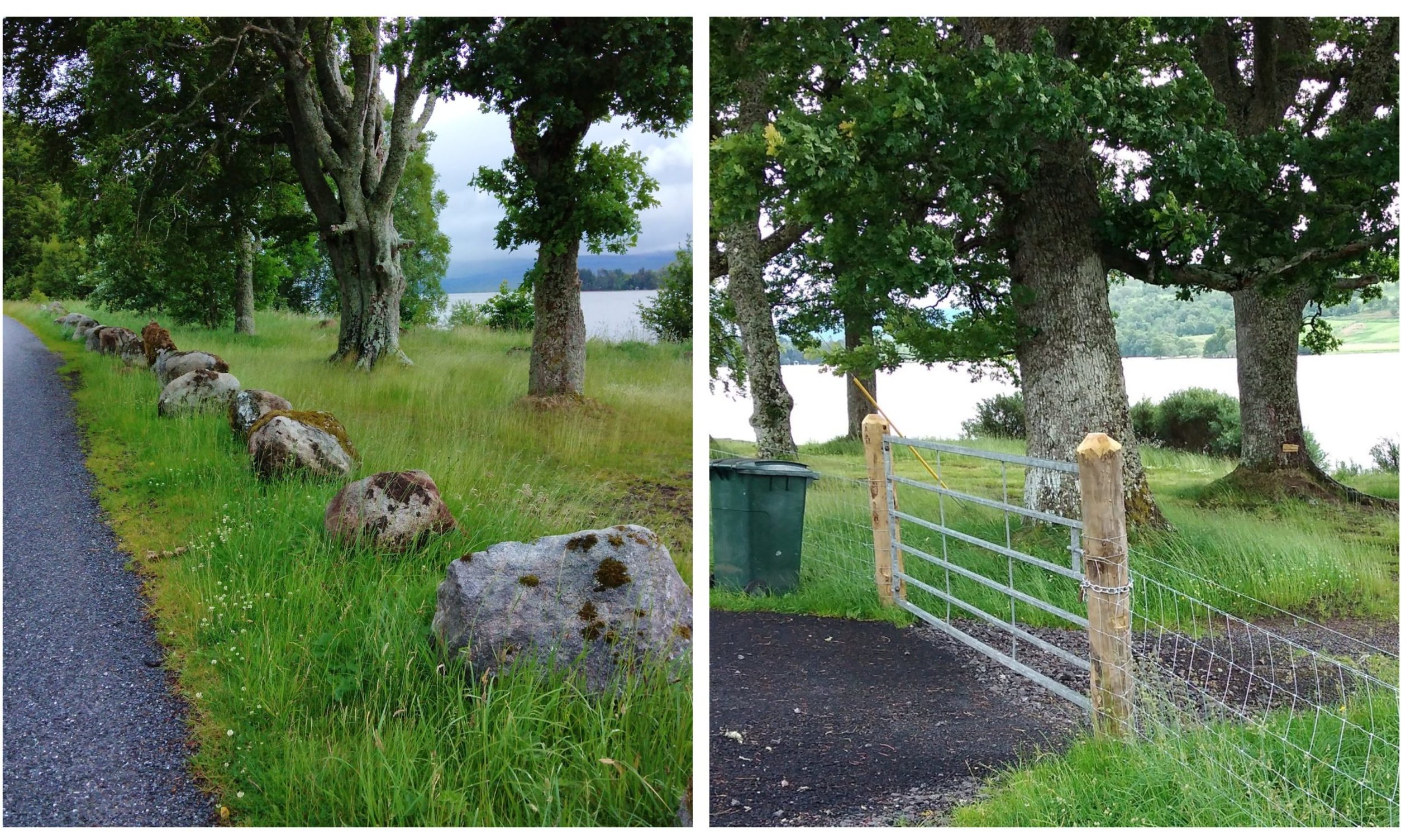 Extra barriers have been installed to deter wild campers at Loch Rannoch.