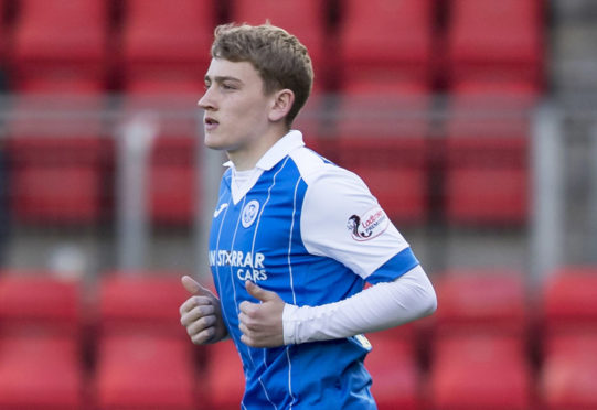 John Robertson in St Johnstone colours.