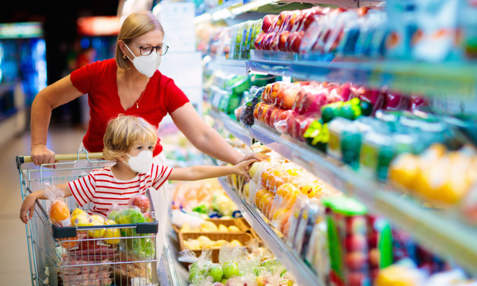Wearing face masks in shops will be mandatory from July 10.