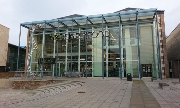M&S Simply Food at Gallagher Retail Park in Dundee.