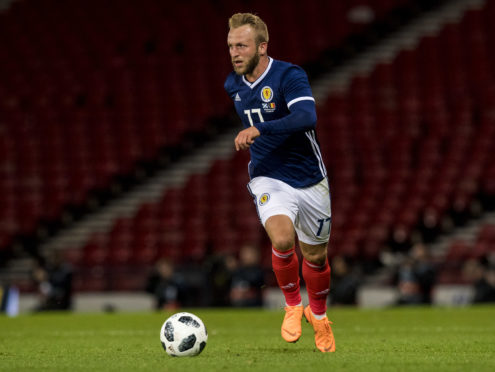 Johnny Russell won't feature for Scotland against Israel