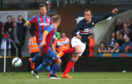 Charlie Adam in action in Julian Speroni's Crystal Palace testimonial in 2015.