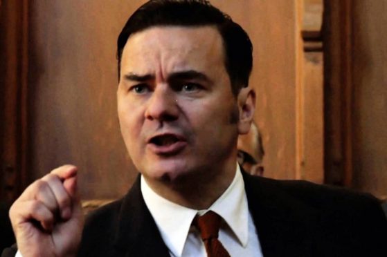 Actor Steven Duffy plays legendary Communist MP Willie Gallacher in the film.