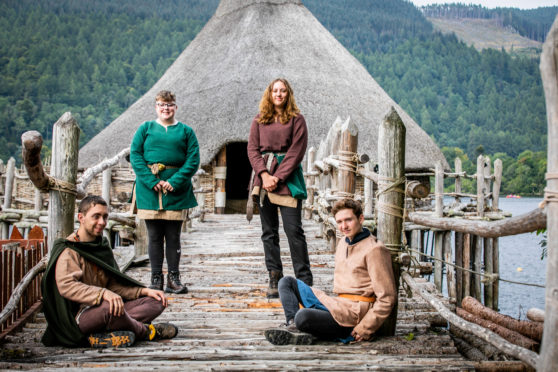 Apprentices Daisy Charles (16), Izzie Hamby (17), Toby Sloan (17) and Will Kent (18). Picture: Steve Brown.