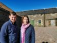 Nicola and Patrick Gilmour, who took over Pratis Barns near Leven last year.