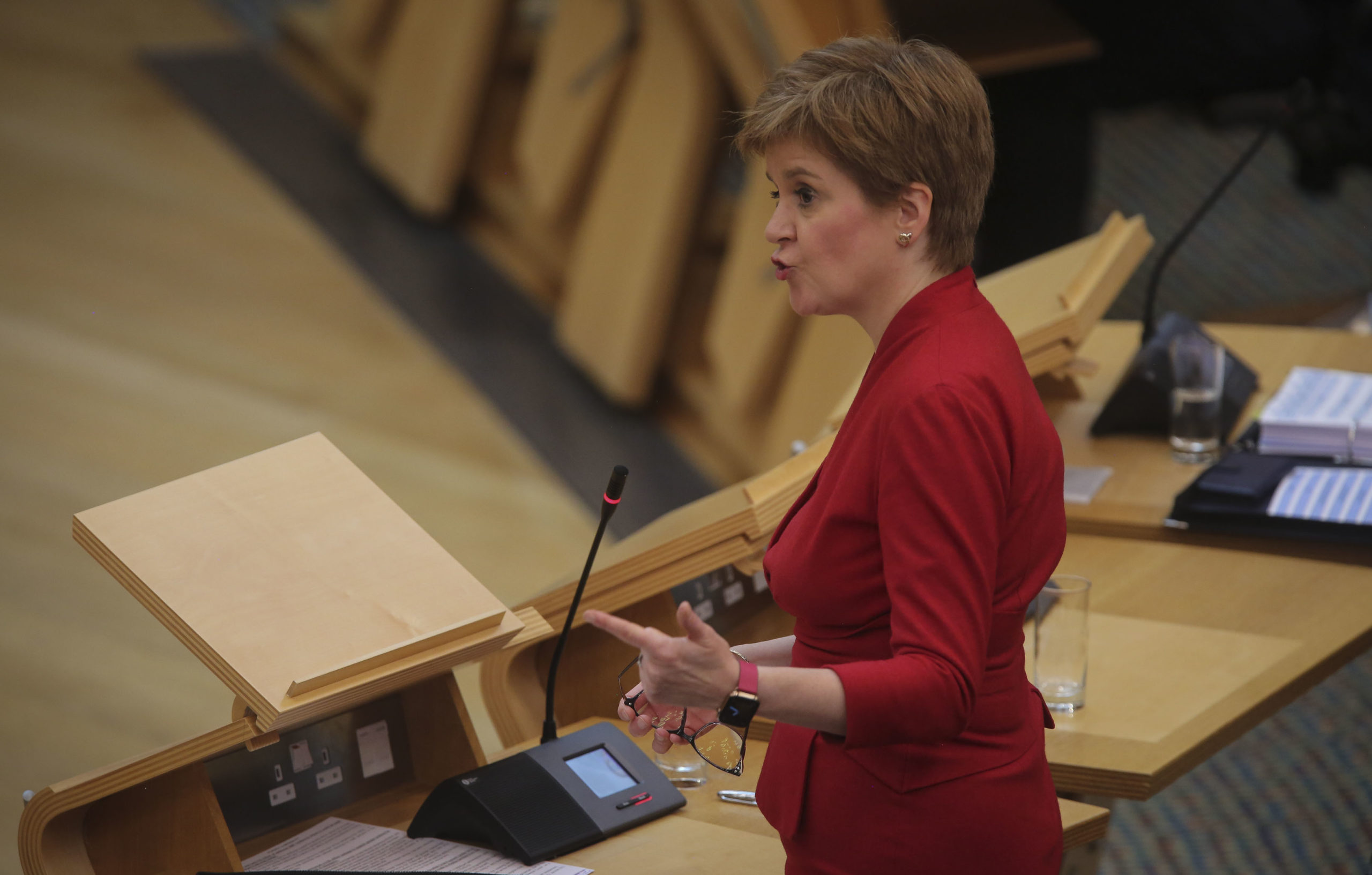 First Minister Nicola Sturgeon responded to concerns over the proposed legislation during FMQs.