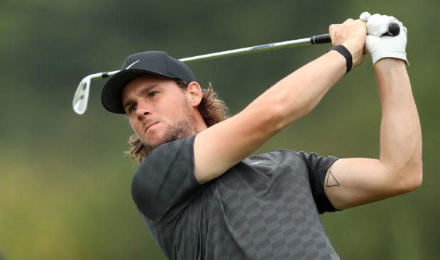 Belgium's Thomas Pieters leads after the first day at Celtic Manor.