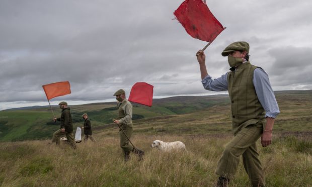 Preparations for grouse shooting season.