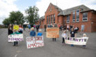 There were celebrations at Abernyte Primary when its closure was overturned.