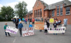 There were celebrations at Abernyte Primary when the closure was overturned.