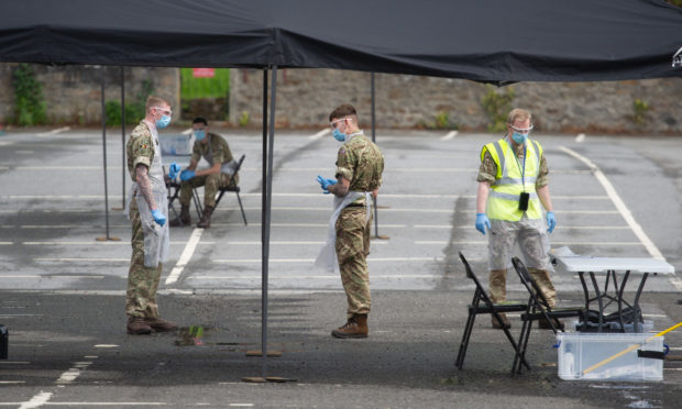 Some residents in rural Perthshire are struggling to get their hands on self-testing kits.