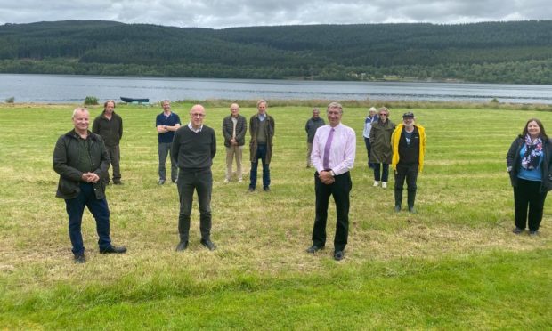 Concerned parties met at Loch Tummel on Wednesday.