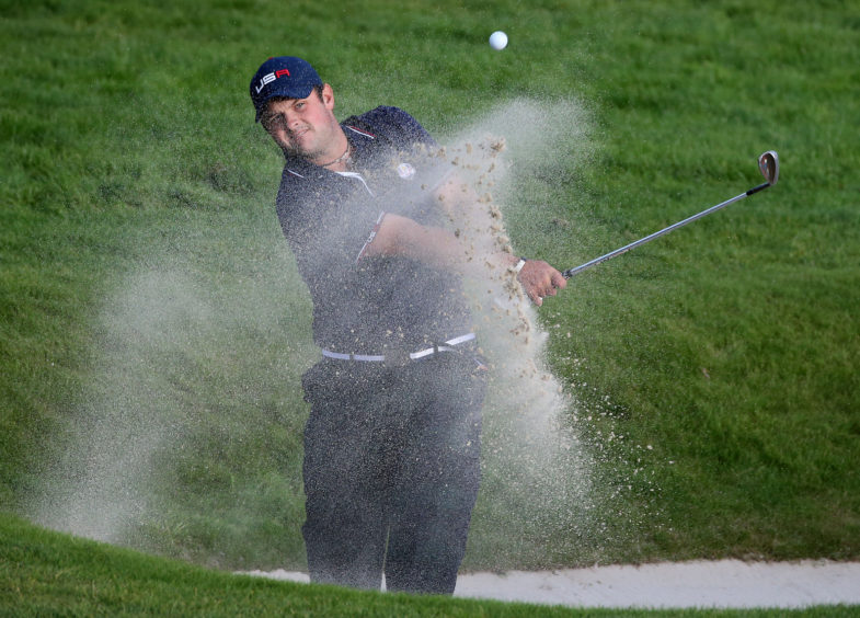 Patrick Reed at the Ryder Cup in 2014 at Gleneagles