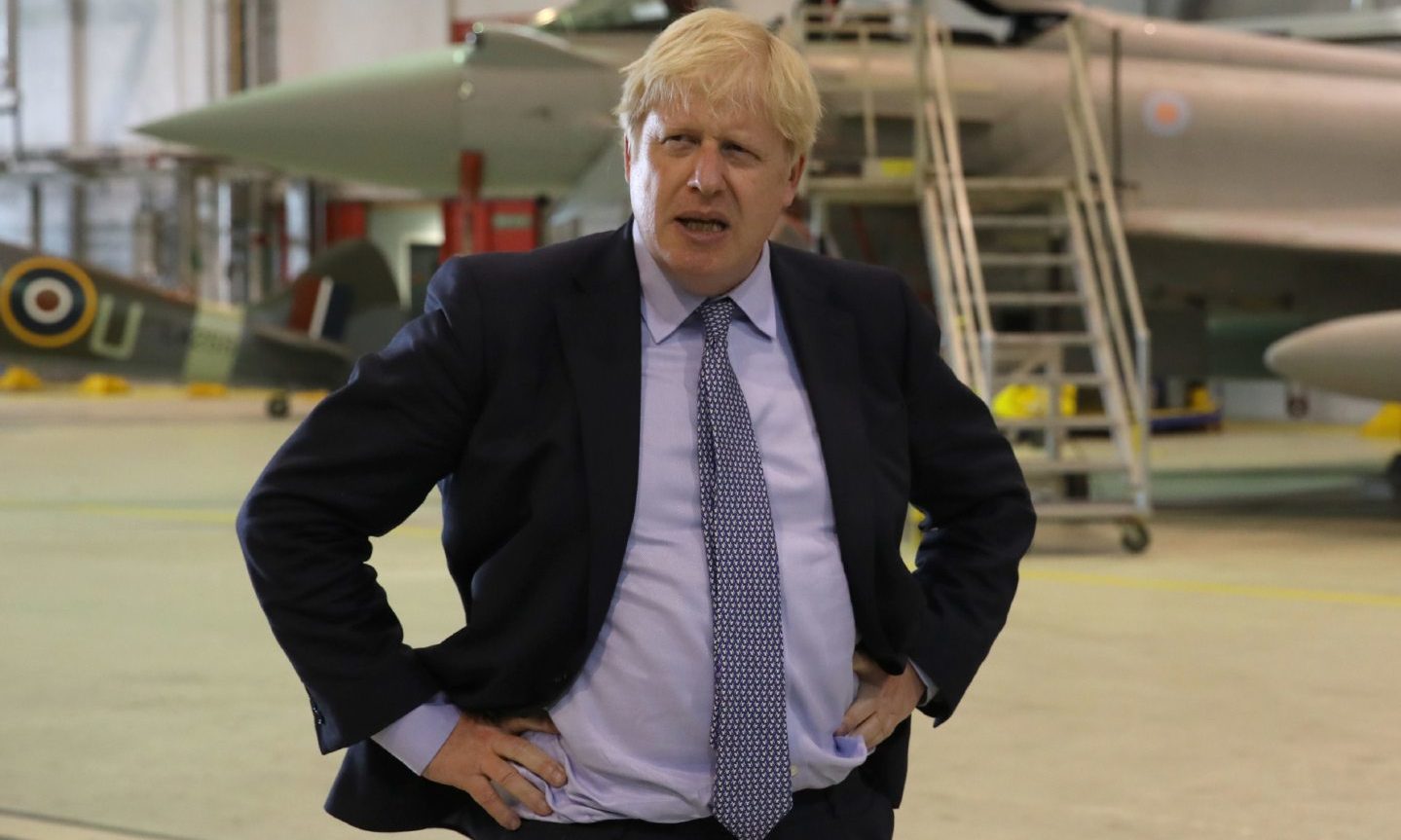Flying visit: Prime Minister Boris Johnson is on holiday in Scotland.