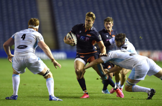 Edinburgh's Duhan van der Merwe scored 31 tries in three seasons with the club.