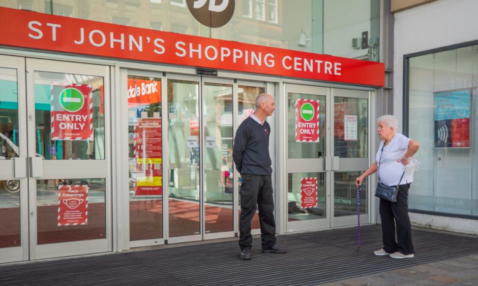 St John's Shopping Centre in Perth. Image: Steve MacDougall/DC Thomson.