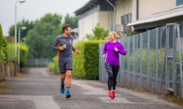 Auchterarder Running Festival organisers Fiona and Steven Watt are looking forward to going digital.