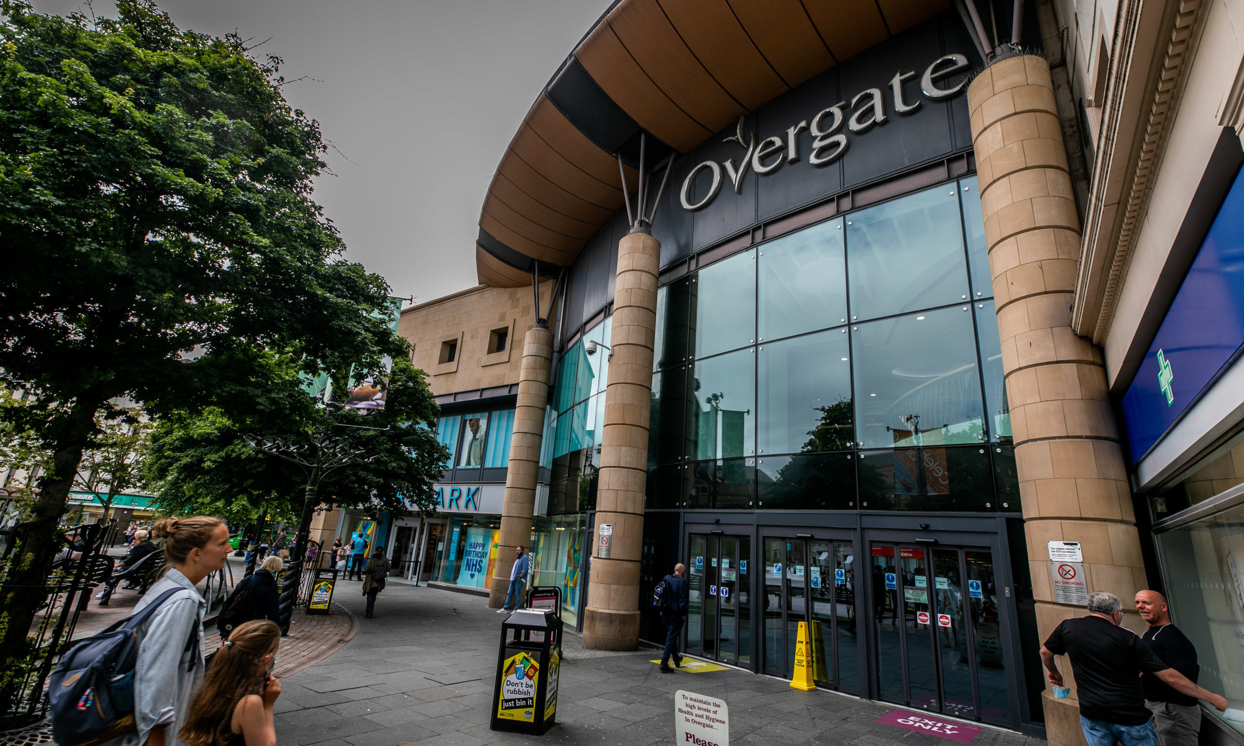The Overgate Shopping Centre in Dundee.