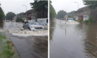 Flooding in Cowdenbeath.