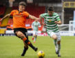 Lewis Neilson in action against Celtic.