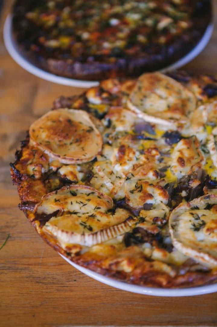 quiches and flans from The Parlour Cafe in Dundee