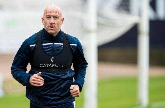 Charlie Adam spoke to the media at Dens Park on Wednesday.