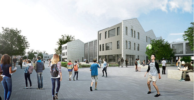 Deanestor won a £1m contract for the Barony Campus at Cumnock.