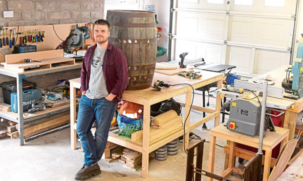 Cottage Two. Paul Kelman in his workshop.
14/06/18.
Picture by KATH FLANNERY